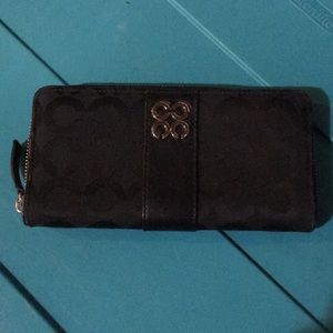 Black coach wallet